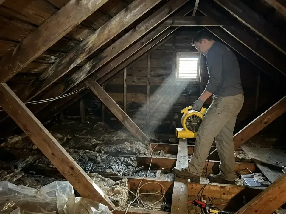 attic-water-damage-drying-proc-007 — frequently asked questions, Emergency Water Extraction & 24/7 Flood Response in Raven,…